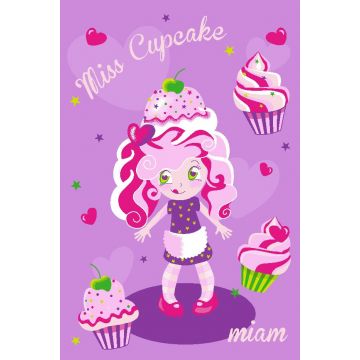 Tapijt Girls - Miss Cupcake