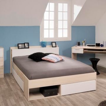 Bed Most 140x190/200cm met lades - acacia
