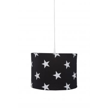 Hanglamp Stars - zwart/wit
