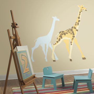 Muurstickers Giraffe