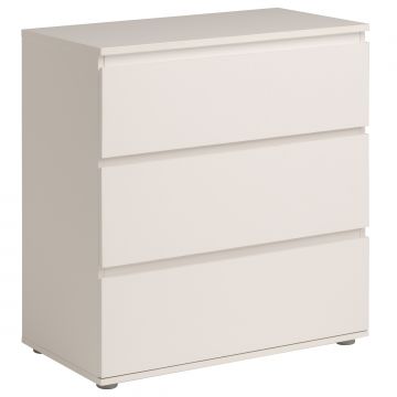 Commode Nux 3 laden - wit