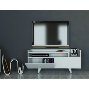 Woody Fashion TV-meubel | 100% Melamine coating | 18mm | Wit
