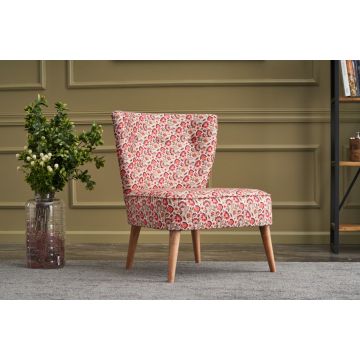 Wing Chair Del Sofa | 65 x 65 x 80 cm | Floral-design
