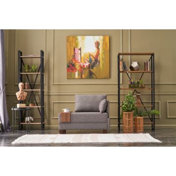 Relaxfauteuil Del Sofa | 100 x 75 x 80 cm | Lichtbruin