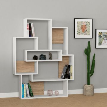 Woody Fashion Bookshelf | Chêne blanc | Epaisseur 18mm