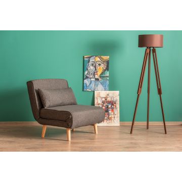Verstelbare relaxfauteuil Del Sofa | 80 x 50 x 42 cm | Antraciet