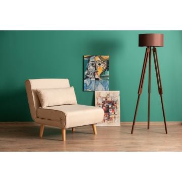 Verstelbare relaxfauteuil Del Sofa | 80 x 50 x 42 cm | Beige
