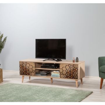 Vella TV-meubel | 140 cm Breedte | Sonoma Eik