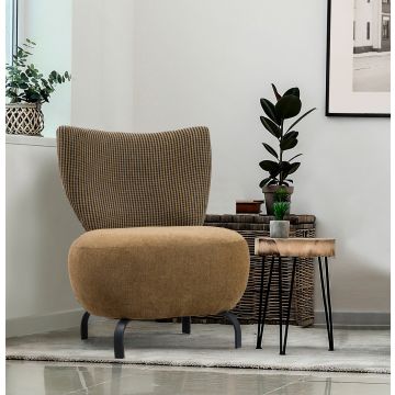 Wing Chair Del Sofa | 64 x 74 x 84 | Mosterdkleur