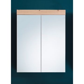 Spiegelkast Amanda/Mando | 60 x 17 x 77 cm | Aspen Oak-design