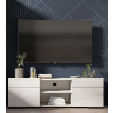 Tv-meubel Elba | 160 x 46,6 x 48 cm | Pale Oak
