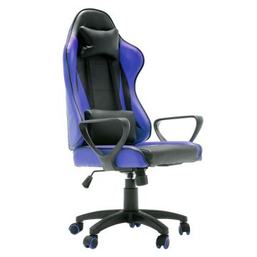 Chaise de bureau Flex - bleu/noir 