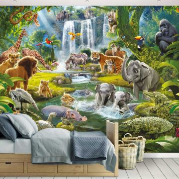 Kinderbehang Jungle Safari