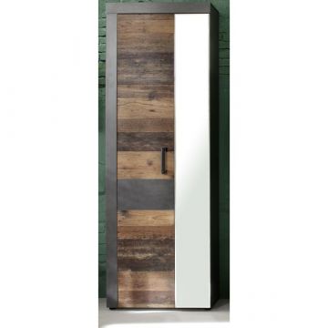Kledingkast Indy | 65 x 34 x 192 cm | Old Wood-decor
