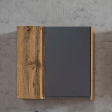 Armoire suspendue Varese | 65 x 20 x 64 cm | Gris graphite
