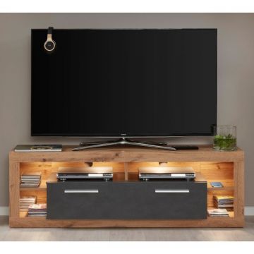 tv-kast Rock | 150 x 44 x 48 cm | Wotan Oak-design / Matera finish