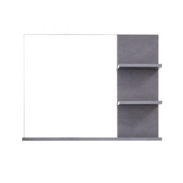 Spiegel met planken | 72 x 20 x 57 cm | Cancun/Indy-reeks | Matera-grijs