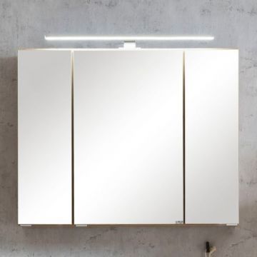 Spiegelkast Varese | 80 x 20 x 64 cm | Oxid Stone-design