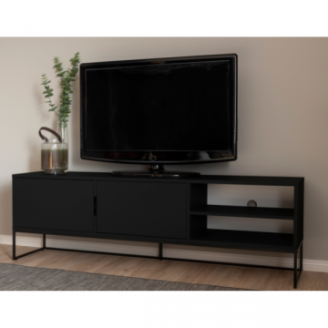 Tv-meubel Trend 176 cm-zwart
