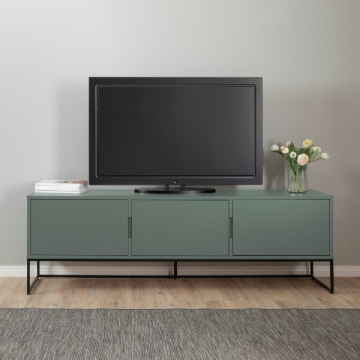 Tv-meubel Trend 176 cm-3 draaideuren-groen