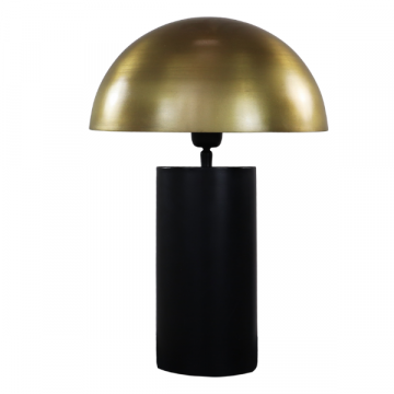 Tafellamp Chicago 30x45cm metaal - zwart/goud