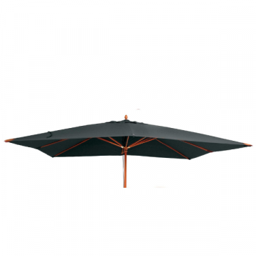 Parasol Joplin 300x300cm -  zwart