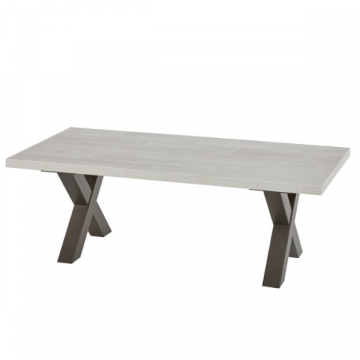 Table basse Ludo 130x68cm - gris