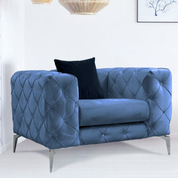 Stijlvolle Wing Chair | Modern Ontwerp | Comfortabel en Draagbaar | Blauwe Kleur