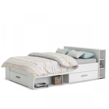 Bed Polly 160 x 200 cm-mat wit