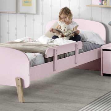 Kiddy bed 90x200 met bedhekje - roze