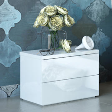 Nachtkastje Gran Privilegio | 55 x 44 x 41 cm | High Gloss White