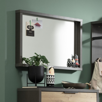 Miroir Sento 90x60cm - anthracite
