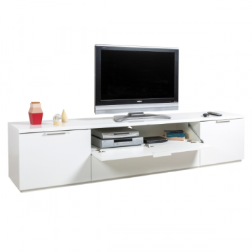 tv-meubel Mundi | 240 x 40,5 x 51 cm | High Gloss White-design