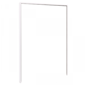 Passe-partout pour armoires Systema | 160 x 25,2 x 227,4 cm | Top Matt White design