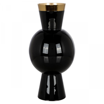 Vase Novee - 19x19x36 cm - Noir 