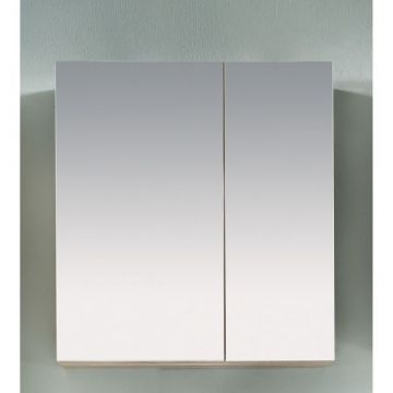Armoire de toilette Porto | 65 x 21 x 70 cm | Sägerau Oak