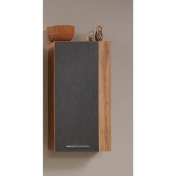 Hangkast Rock | 52 x 31 x 103 cm | Wotan Oak-design / Matera finish