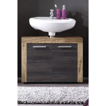 Meuble lavabo Cancun/Boom | 72 x 34 x 56 cm | Dark Brown Touchwood
