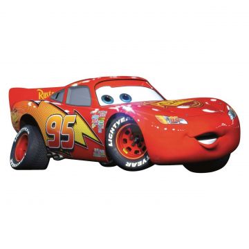 XL muursticker Disney Cars - Lightning McQueen