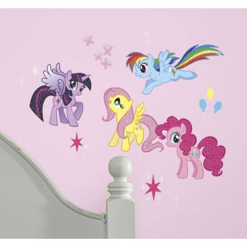 Stickers muraux My Little Pony - avec paillettes