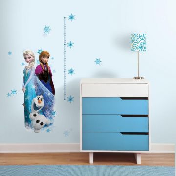 XL muurstickers Disney Frozen met groeimeter