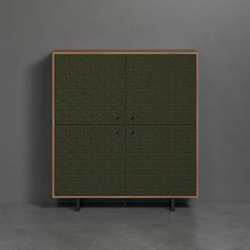 Armoire polyvalente Sentra | 124 x 40 x 136 cm | Artisan Oak