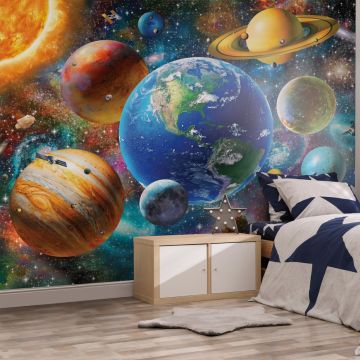 Papier peint enfant Solar System