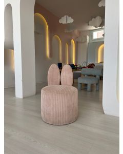 Chaise à oreilles rose - Atelier Del Sofa, 100% Polyester