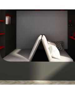 Opvouwbare bedbodem met zitkussen voor hoogslaper Graham 120x200cm