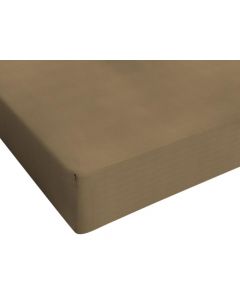 Hoeslaken Jersey taupe 80/90/100x200cm