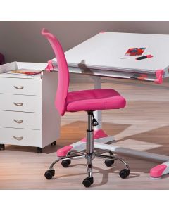 Bureaustoel Eva zonder armleuning - roze