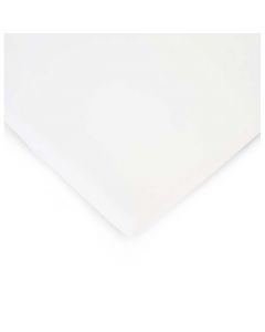 Drap-housse en coton bio organic pour lit bébé 60x120 - blanc