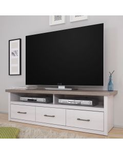 Tv-meubel Larnaca 148cm met 3 lades - wit 