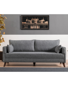Balcab Home 3-Seat Sofa Bed | 100% Polyester, Frame: Hard Walnut 